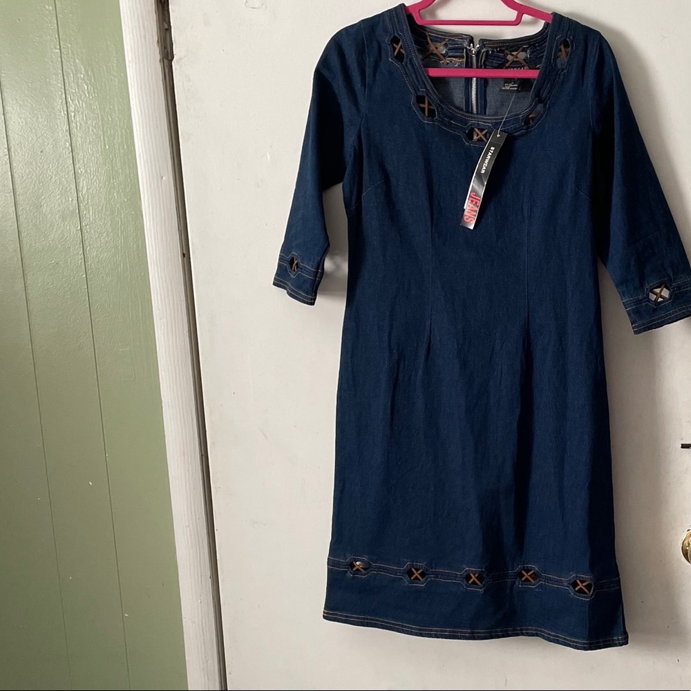 Vintage 90s Jean Dress